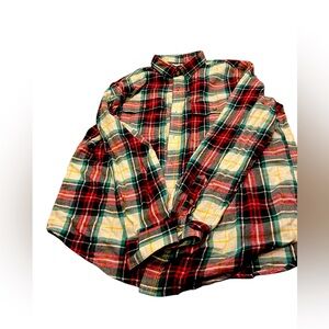 Plaid Old Navy button down men's size XL